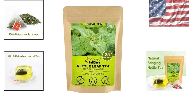 Convenient 25-Count Nettle Leaf Tea Bags - Protect Eye Health Naturally gallery