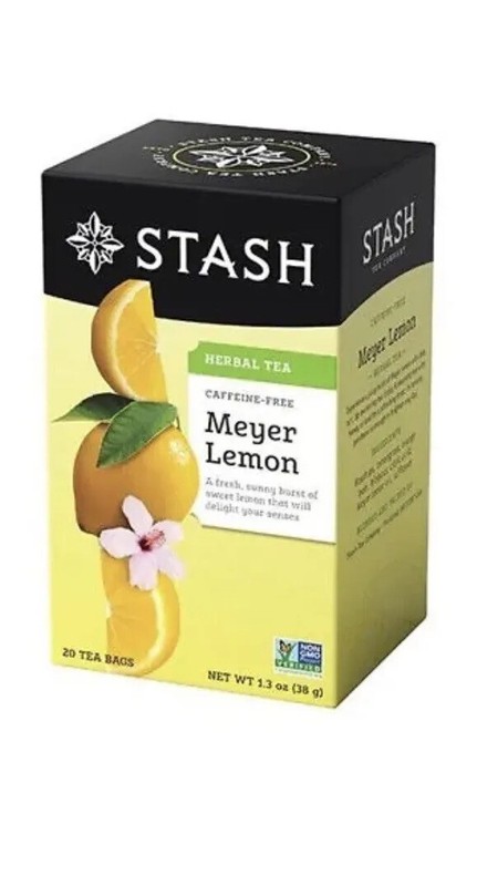 Stash Tea Herbal Tea-Meyer Lemon 20 bags.