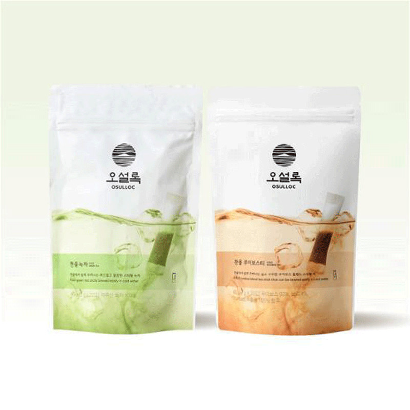 Osulloc Cold Green Tea + Rooibos Tea Set (40 sticks) – Korean Iced Tea