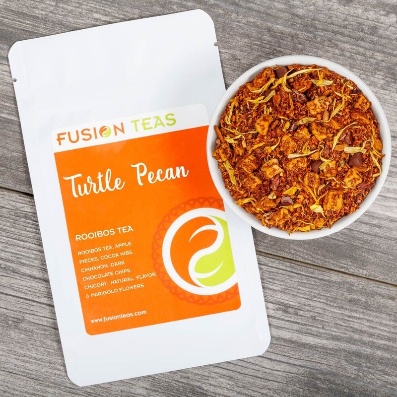 Turtle Pecan Red Rooibos Loose Leaf Herbal Tea – Fusion Teas