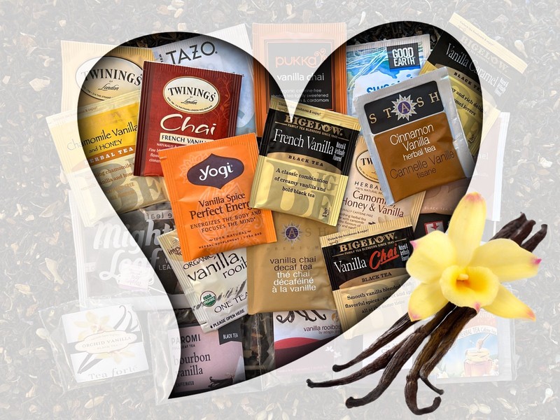 Vanilla Tea Bag Sampler Variety Pack – 24 Single-Serve Varieties – 18 Brands