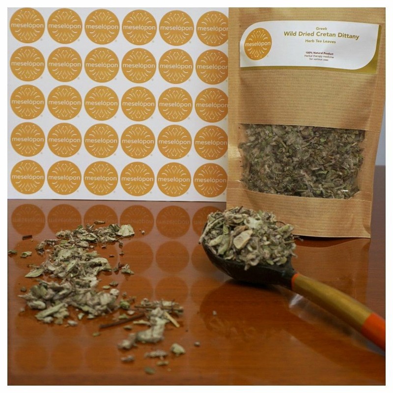 Wild Dried Cretan Dittany Herb, Loose Leaf Tea, Herbal Tea Infusions, Botanical