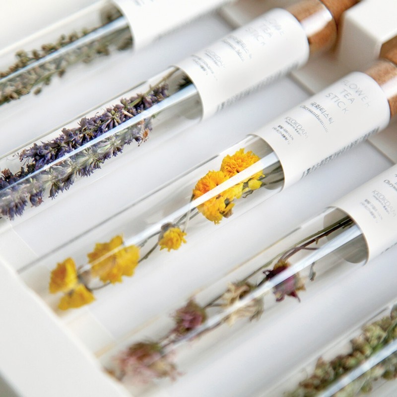 KKOKDAM Tea Gift Set - Assorted Flower Tea Stick Loose Leaf Tea 5ct gallery