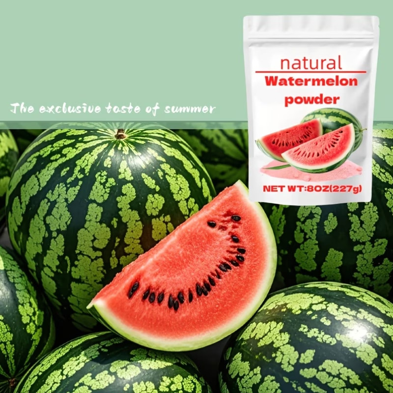 Natural Watermelon Powder Boasts a Robust Aroma Free Sugar Additives Enhances