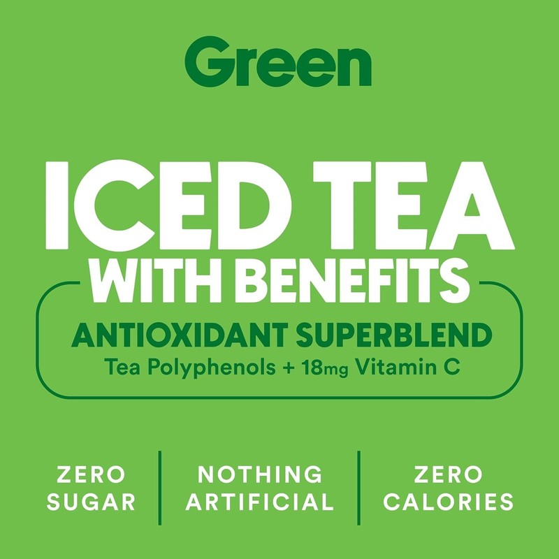 Delicious Zero Calorie Iced Tea with Antioxidants - 12-Pack of 16 oz Cans gallery