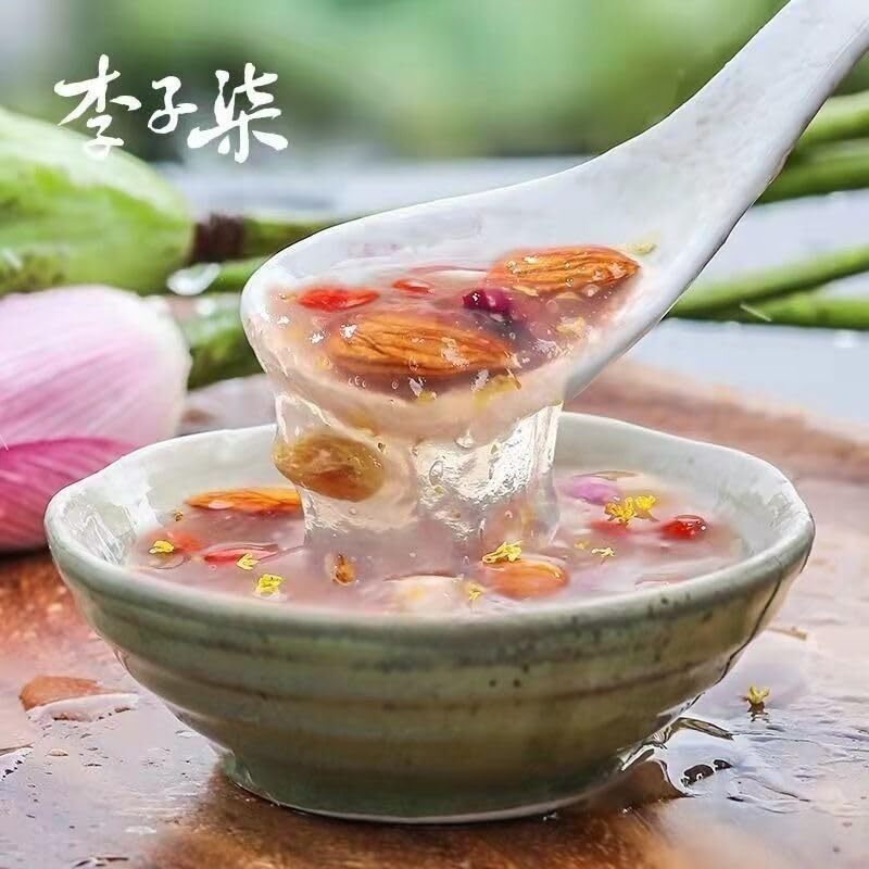 Chinese Snacks Oufen Izhiqi Osmanthus and Nut Lotus Root Starch Powder Soup 350g gallery