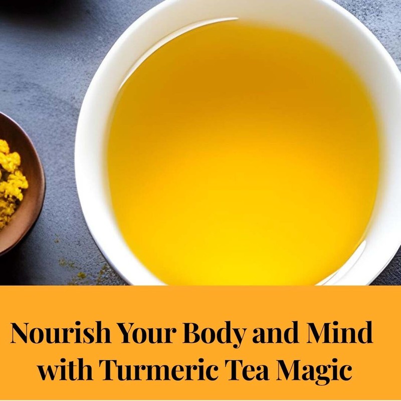 75 Turmeric Tea Bags, Turmeric Black Pepper Tea, Caffeine Free, Herbal Tea Blend gallery
