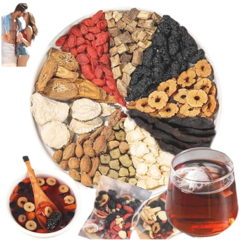 Ginseng Six Treasure Tea, Kidney Support Formula, Chinese Herbal Tea - 30 Bags gallery
