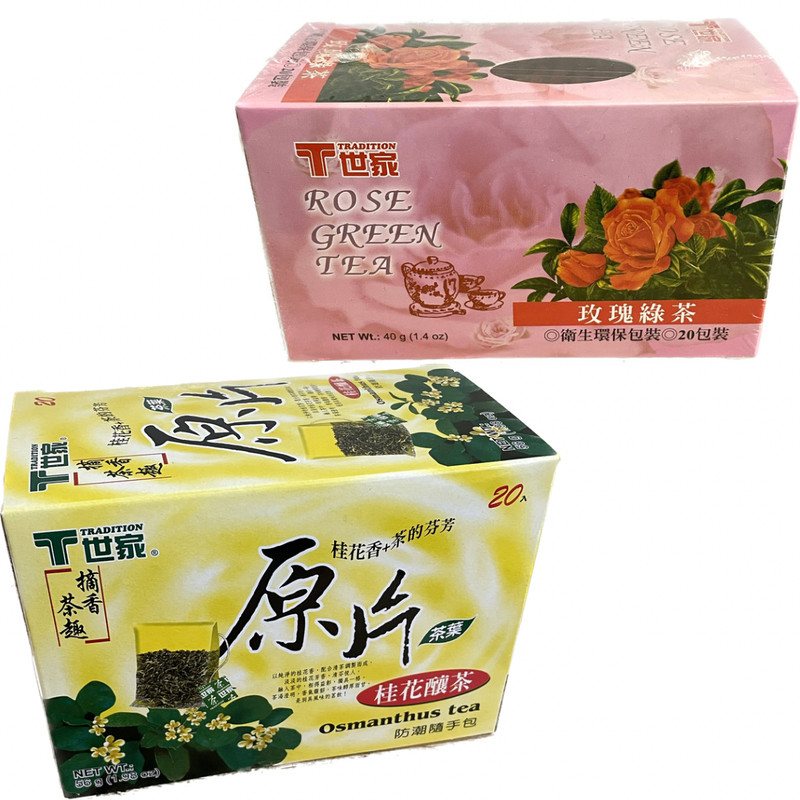 1 PACK – Tradition Tea Variety – 20 Tea Bags – Choose Flavor