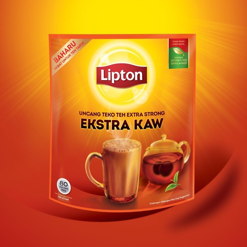 Extra Tea Lipton Strong Yellow Label 80 Potbags Natural Bags Black Pack gallery