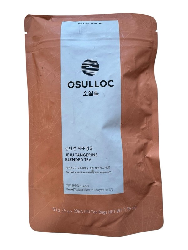 Osulloc Jeju Tangerine Blended Tea Bags – 20 Count – Ex: 6/26