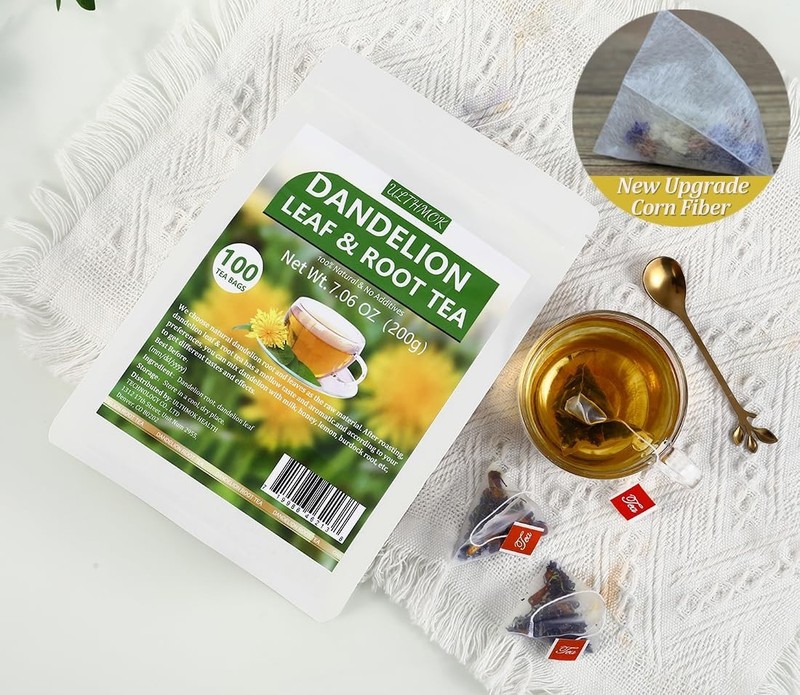 100% Natural Dandelion Root Tea Bags - Liver Detox & Additive-Free, 7.06Oz gallery