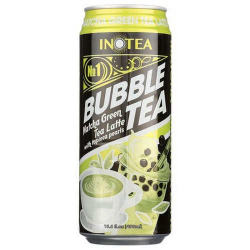 Bubble Tea Matcha Green Tea With Tapioca Pearls 16.6 Oz