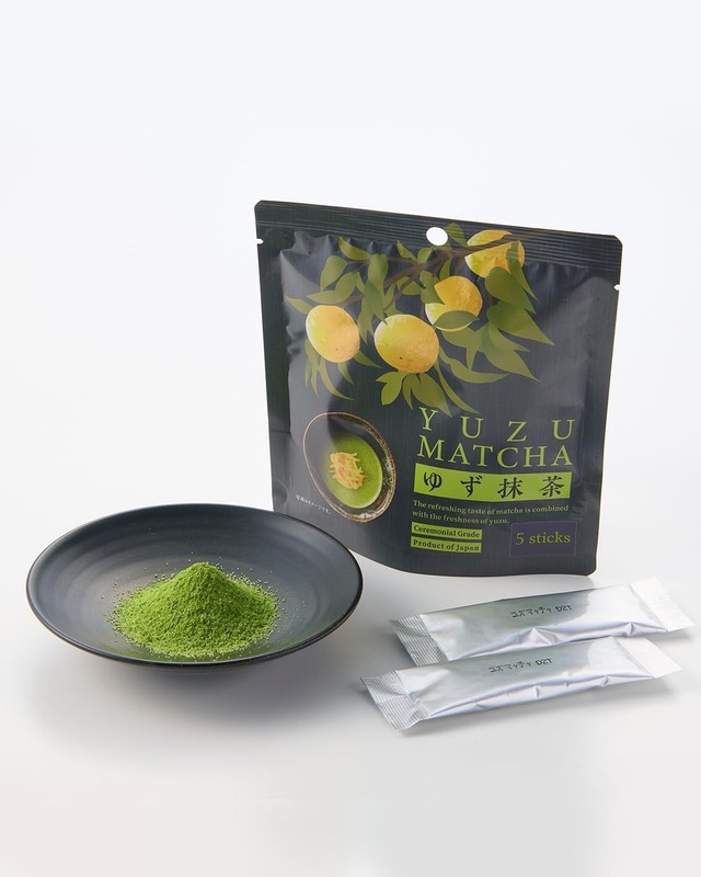 MATCHA Tea Sticks - YUZU FLAVOR - Tsuboshi Seicha Honpo (5 sticks)