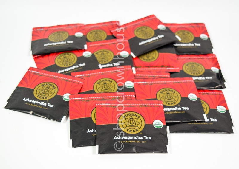 16 Buddha ASHWAGANDHA Herbal Tea Organic Kosher tea bag 12/2028