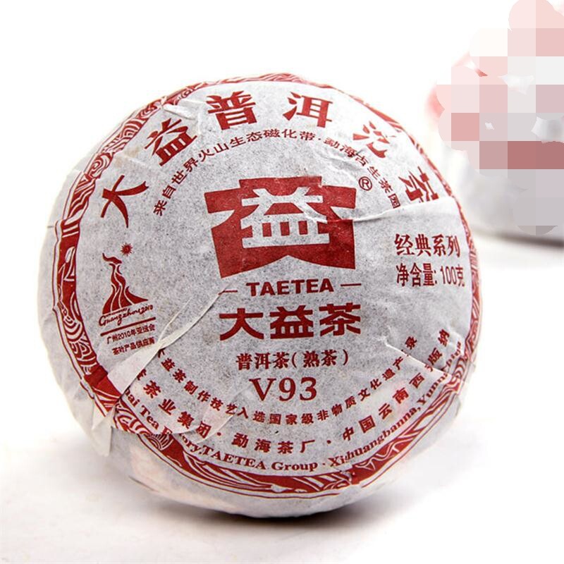 TAETEA V93 * 2010 Yunnan Menghai Dayi Pu-erh Tea Tuo Cha Ripe Puer Pu’er Tuocha
