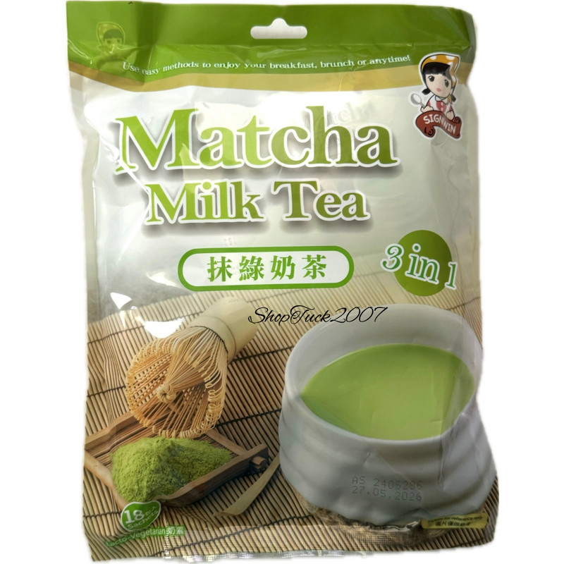 Signwin Instant Matcha Milk Green Tea 3 in 1 – Lacto Vegetarian
