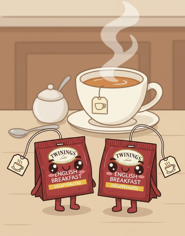 Twinings English Breakfast Decaf Black Tea Bulk Bag | 60 Individually Wrapped