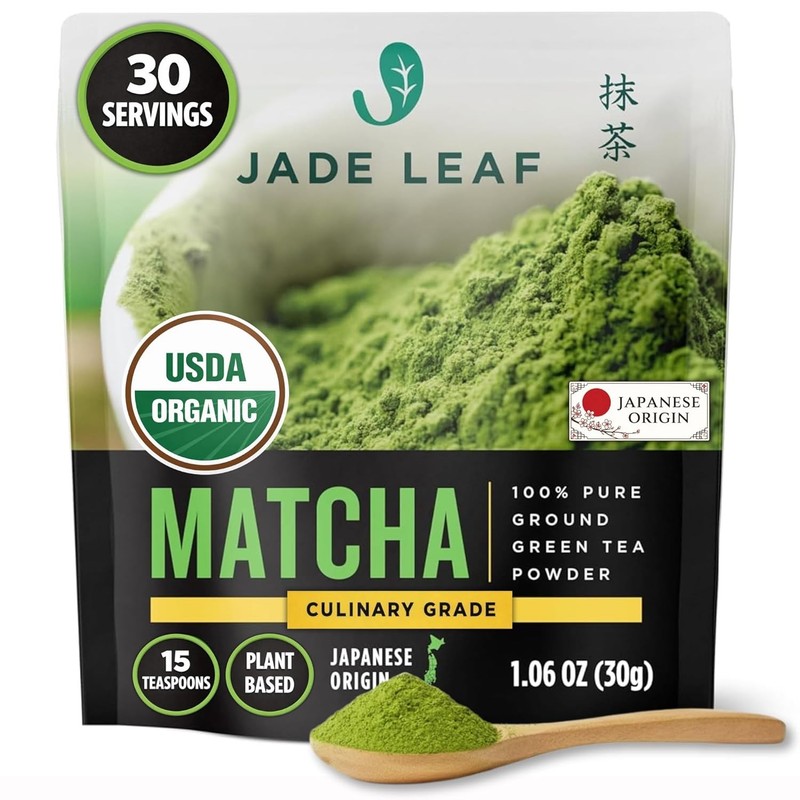 Organic Matcha Powder Japanese Green Tea Culinary Grade for Baking 4oz