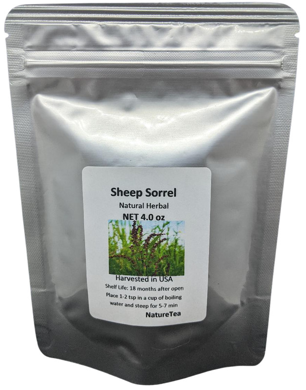 Sheep Sorrel Herb – Dried Rumex acetosella C/S from 100% Nature, Wild Crafted