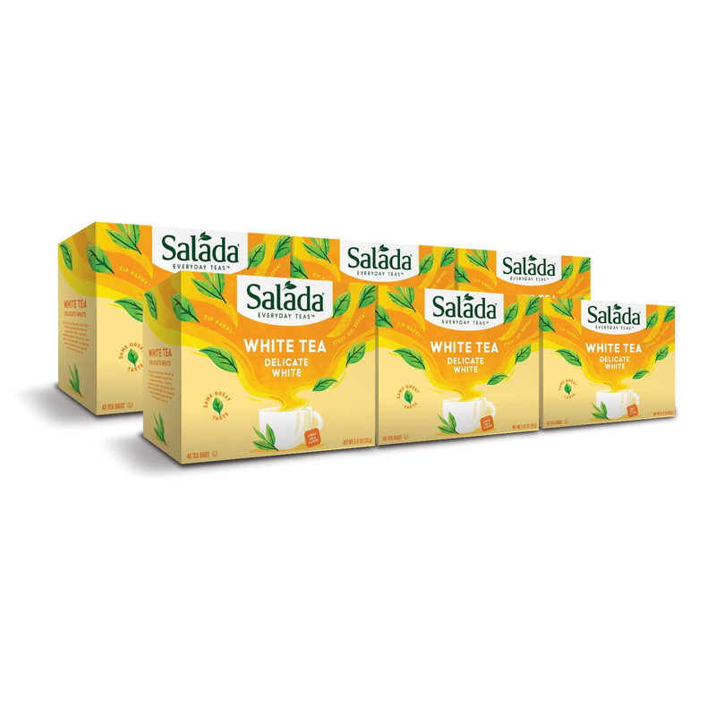 Salada Pure White Tea, 40-Count Packages (Pack of 6) gallery