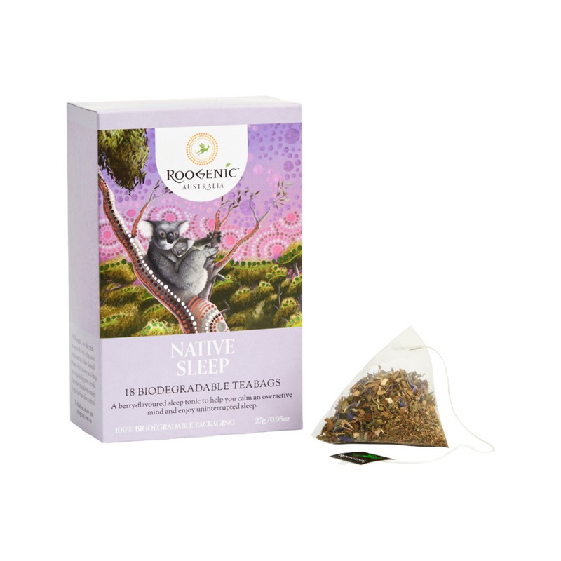 New Roogenic Australia Native Sleep Tea Bags 18 Teabags