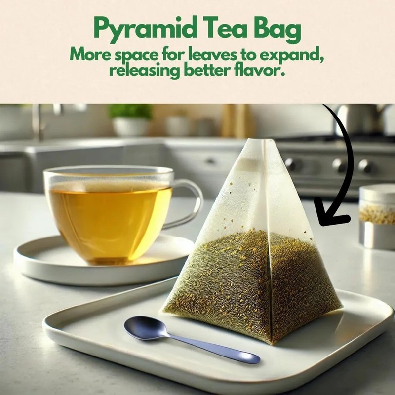 100 Count Organic Dandelion Root Tea - USDA Organic - Plant-Based Pyramid Bags gallery