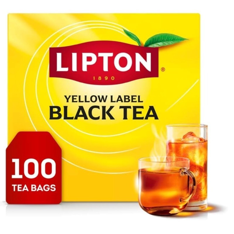 100 Dairy-Free Black Tea Bags - High Caffeine for a Boost Anytime, Hot or Iced gallery