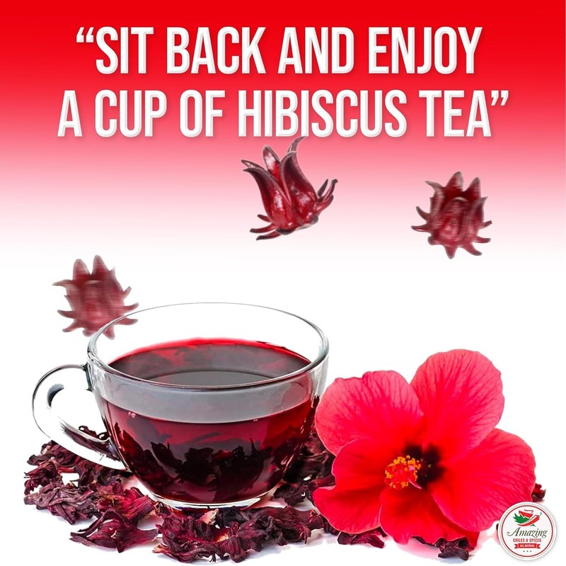 Hibiscus Flowers 2lb (32oz) – All Natural, Triple Cleaned - Whole Soft Flower... gallery