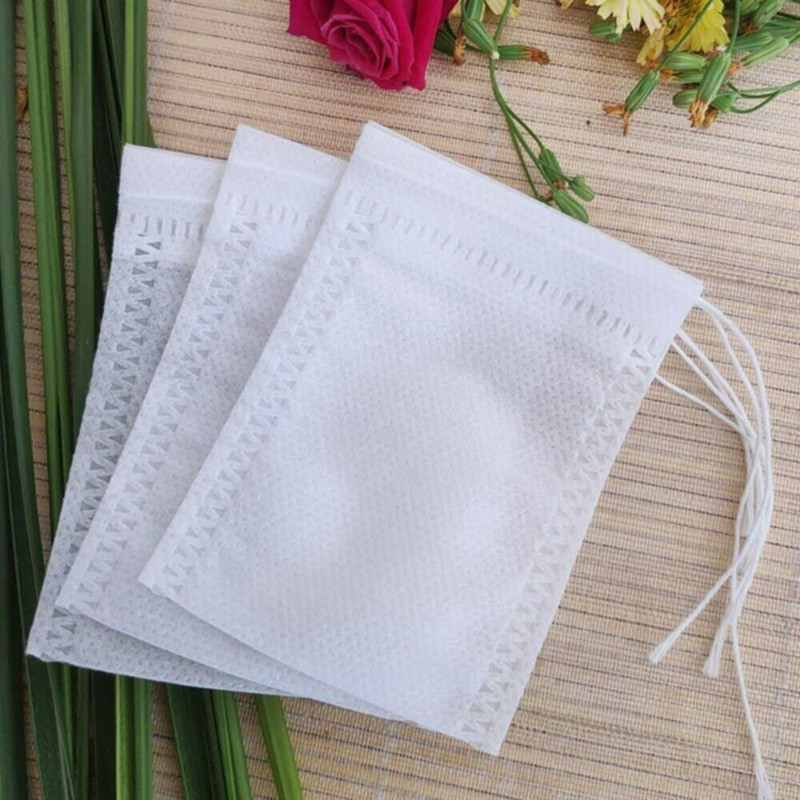 100-5000X Tea Bag Disposable Drawstring Flip Empty Teabag Herb Loose Tea Filter