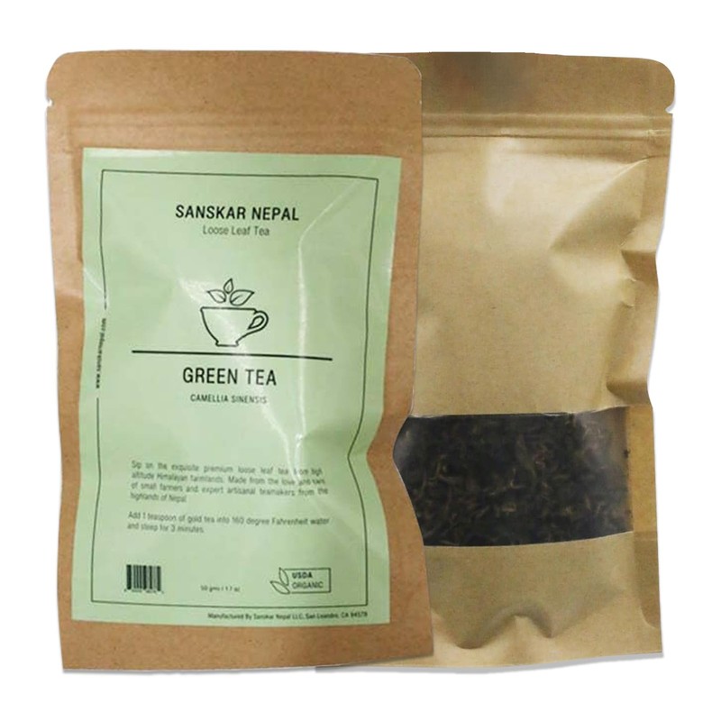 - Green Tea, Superior Single-Origin Green Tea Leaves from Nepal, High-Altitud... gallery