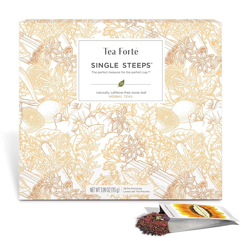 Single Steeps Loose Leaf Tea Sampler Tea Chest, Assorted Variety Tea Box, 28 ... gallery