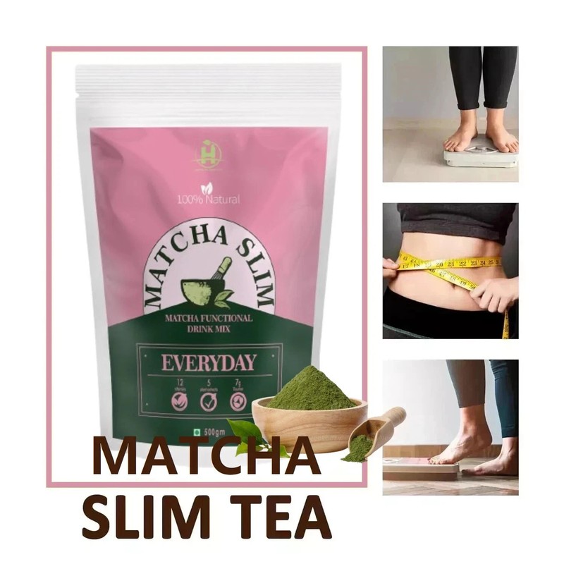 Matcha Slim Green Tea Weight Management High In Antioxidants Detoxifying (50gm)