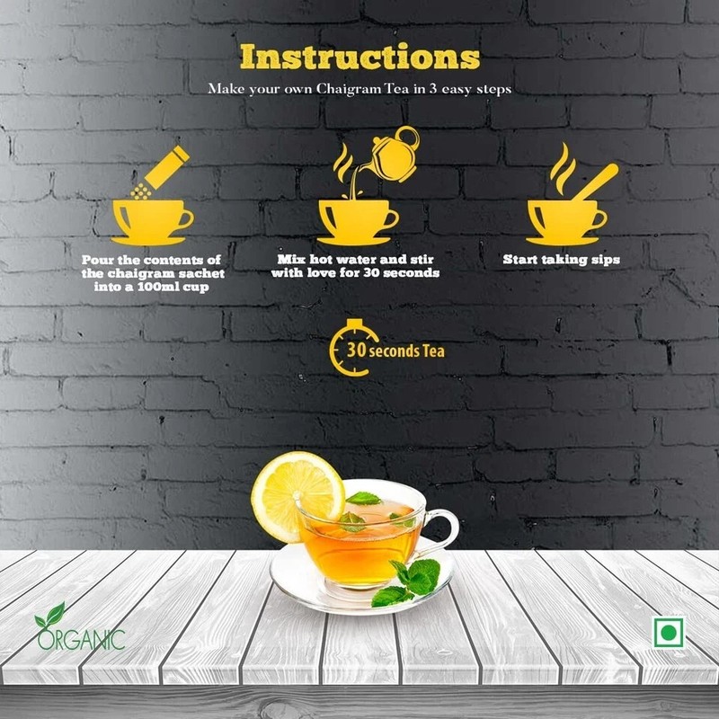 Chaigram Lemon Tea Instant Tea Premix - 10 x 14g =14 Free Shipping World Wide gallery