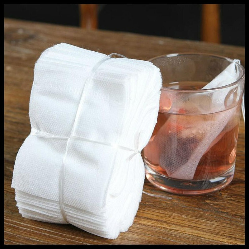 100-5000X Tea Bag Disposable Drawstring Flip Empty Teabag Herb Loose Tea Filter gallery
