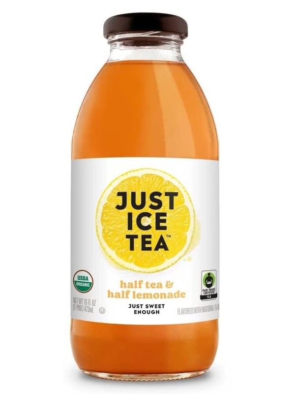 Just Iced Tea Organic Half Tea and Half Lemonade 16 Fl Oz