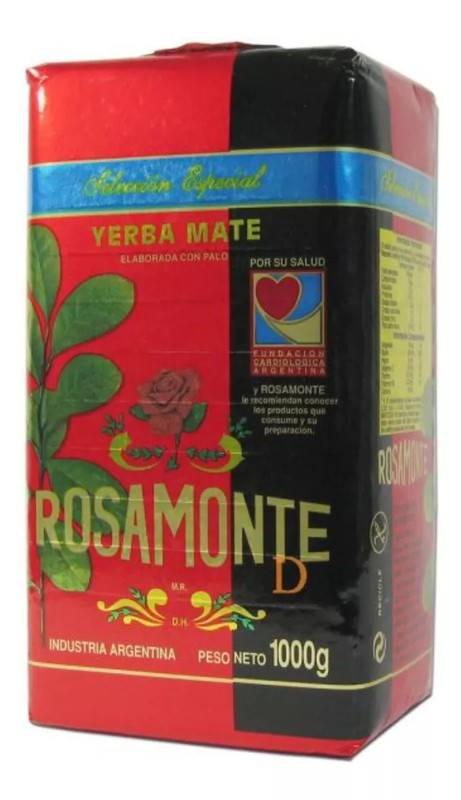 Rosamonte Yerba Mate – 4x 0,5 kg (1,1 lb) pack