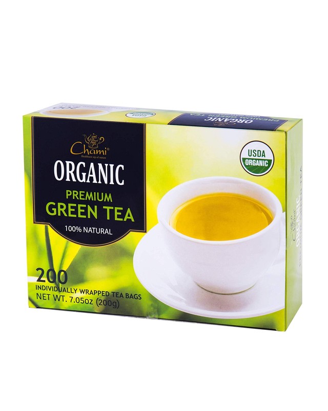 Premium Organic Green Tea – 200 Count