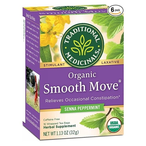 Organic Smooth Move Tea Peppermint 16 bags