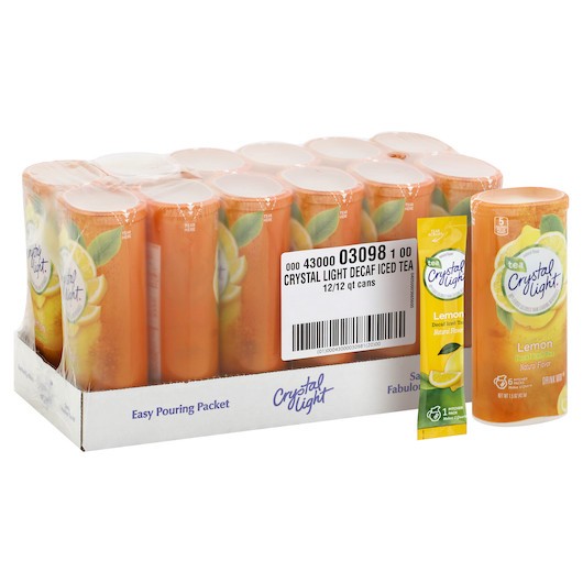 Crystal Light Decaffeinated Iced Tea, 1.5 Ounce, 12 Per Case gallery