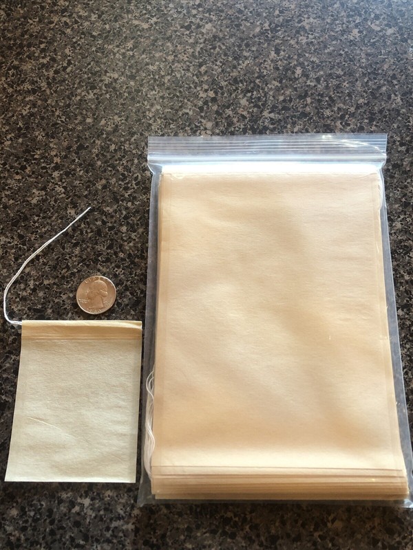 XL Tea Bags, 5”x7” Pitcher Size-No Dyes, Glues Or Plastics- BUY 1, GET 1 FREE!