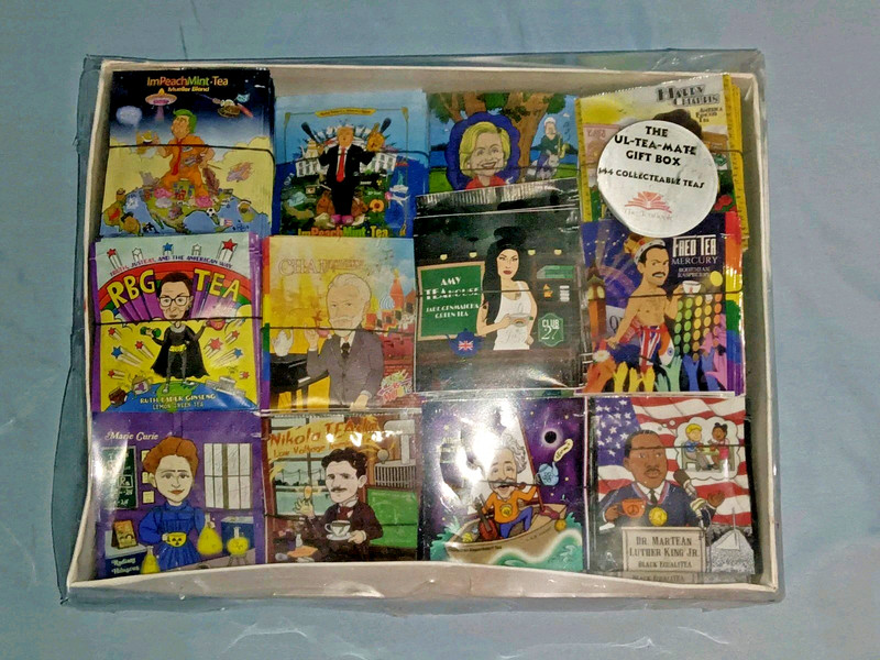 CollecTEAbles Tea Bag Sampler 142 count Parody Satire History The Tea Book