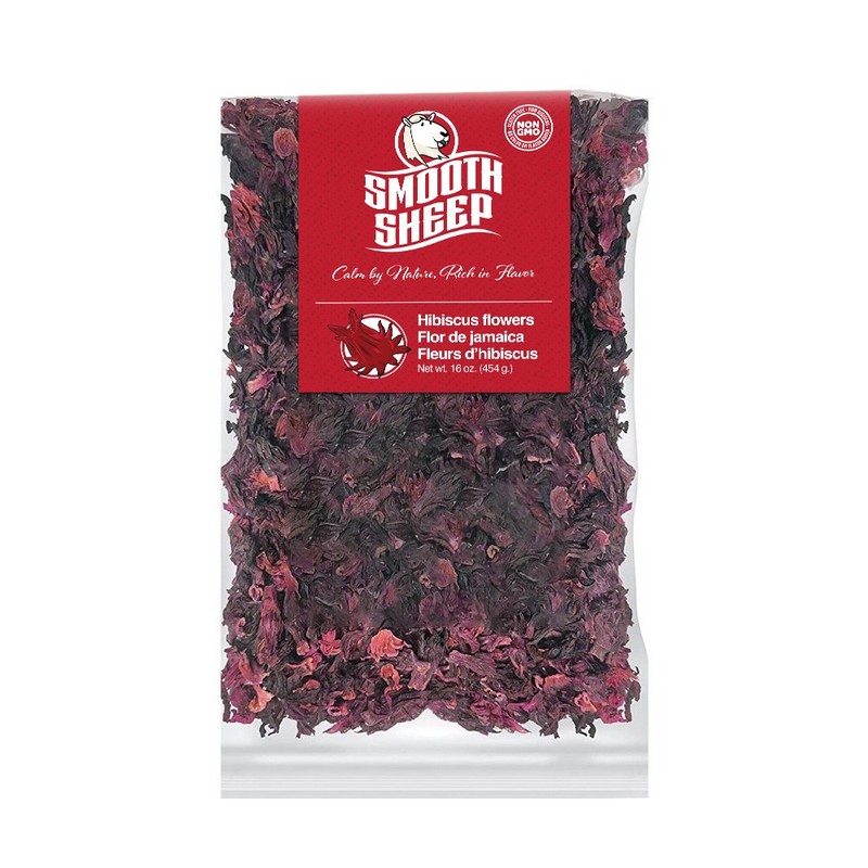Smooth Sheep 1 LB 100% Premium Dried Hibiscus Flowers Tea,Jaimaica Tea