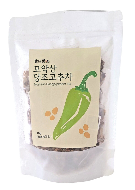 Dangjo Chilli Pepper Seeds Tea (모악산 당조고추 씨앗차 ) 1g x 10 Tea Bags/pack gallery