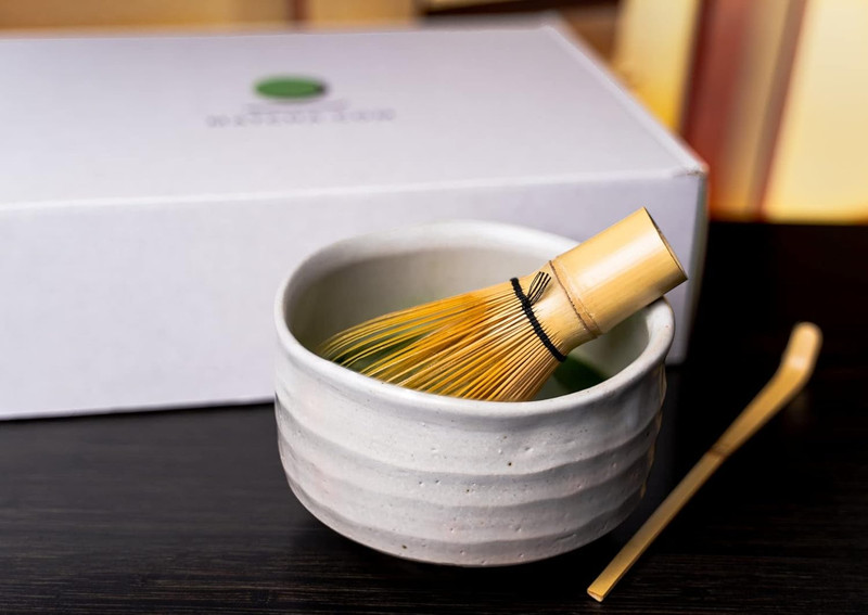 Dr. Weil Complete Tea Set - White - Japanese Ceremonial Organic Matcha with Whis gallery