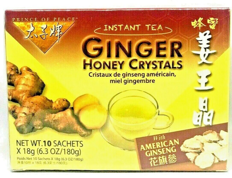 Prince of Peace Ginger & American Ginseng Honey Crystals (18g x 10)