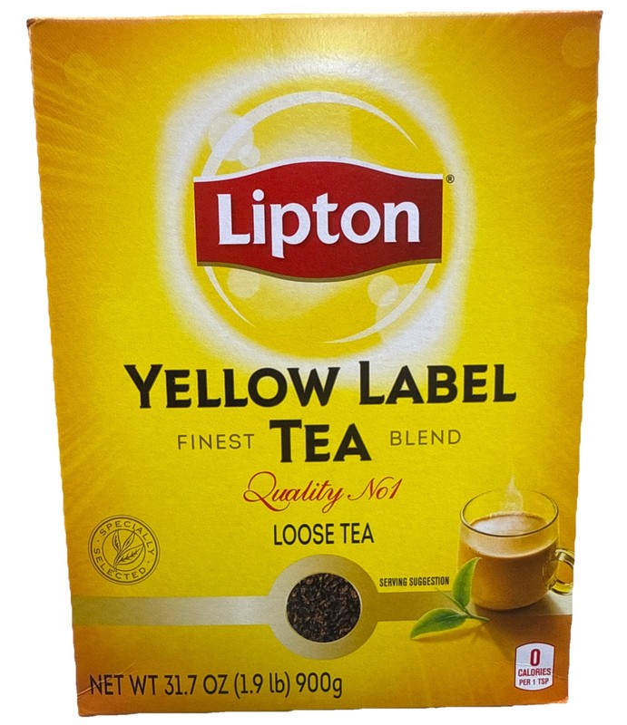 Lipton Yellow Label Loose Tea International Blend 31.74oz, 900g – USA Shipper