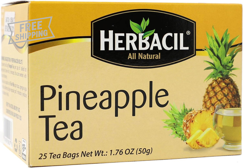 Pineapple Tea, Herbal Tea with Dehydrated Pineapple Fruit, Caffeine - Free, 2-Pa gallery