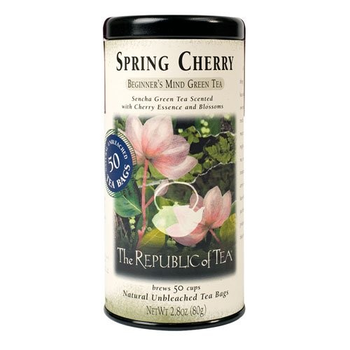 - Spring Cherry Green Tea, 50 Tea Bags, Sencha Green Tea gallery