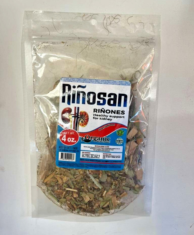 Riñosan Herbal Blend 4oz -Organic Mexican Herbal Tea / Té Natural de Hierbas